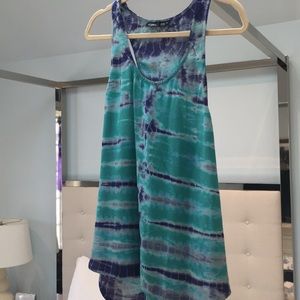 Gypsy tie dye tank perfect condition - SILK